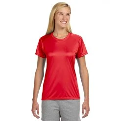 A4 Ladies Short Sleeve Performance Crew (NW3201)