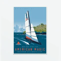 American Magic Poster - Auckland '21