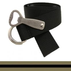 Thomas Bates OPNNR Double-Sided Web Belt With D-Rings And Bottle Opener (3050) -Zhik Shop BAT3050 CNK