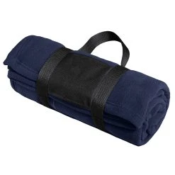 Port Authority® Fleece Blanket With Carrying Strap