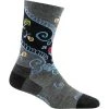 Darn Tough Women's Twisted Garden Crew Lightweight Lifestyle Sock (1699) -Zhik Shop DNT 1699 BLK
