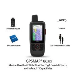 GPSMAP 86SCI, NA, MARINE HANDHELD GPS -Zhik Shop GAR022362 MORE INFO