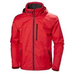 Helly Hansen Men's Crew Hooded Jacket (33875) -Zhik Shop HH33875 RED