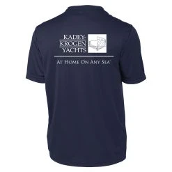 Kadey-Krogen Yachts - Men's S/S Tech Tee 7 Kadey-Krogen Yachts - Men's S/S Tech Tee -Zhik Shop KKY201 NVY back