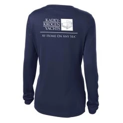 Kadey-Krogen Yachts - Women's L/S Tech Tee 7 Kadey-Krogen Yachts - Women's L/S Tech Tee -Zhik Shop KKY302 NVY back