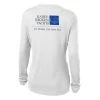 Kadey-Krogen Yachts - Women's L/S Tech Tee -Zhik Shop KKY302 WHT back