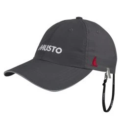 MUSTO ESSENTIAL FAST DRY CREW CAP (80032) -Zhik Shop MUal1390 charcoal 1