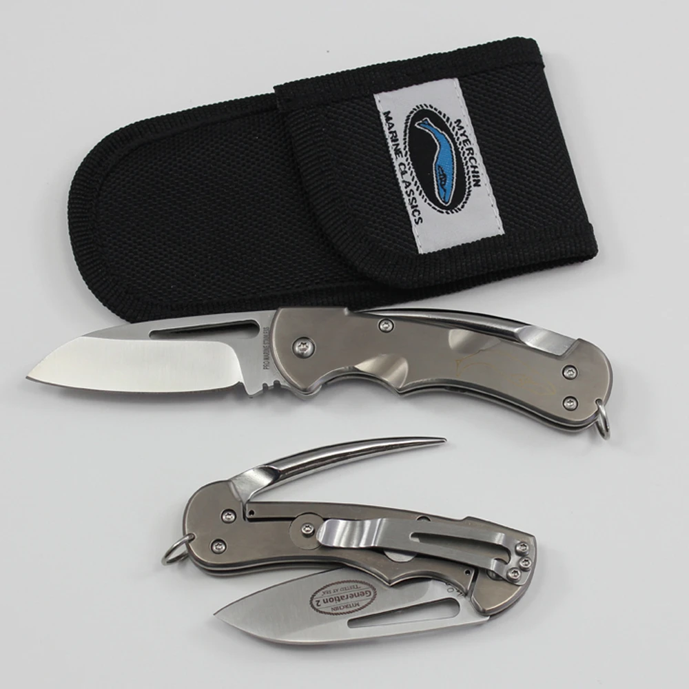 MYERCHIN GEN 2, TITANIUM CREW KNIFE (TF377) 3 MYERCHIN GEN 2, TITANIUM CREW KNIFE (TF377)