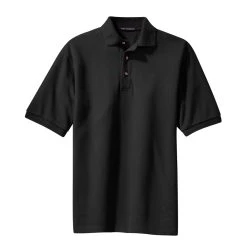 PORT AUTHORITY PIQUE KNIT POLO (K420) 16 PORT AUTHORITY PIQUE KNIT POLO (K420) -Zhik Shop PAK420 BLK