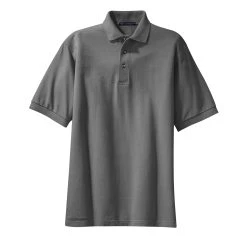 PORT AUTHORITY PIQUE KNIT POLO (K420) 24 PORT AUTHORITY PIQUE KNIT POLO (K420) -Zhik Shop PAK420 STG
