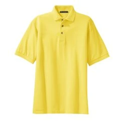 PORT AUTHORITY PIQUE KNIT POLO (K420) 25 PORT AUTHORITY PIQUE KNIT POLO (K420) -Zhik Shop PAK420 YEL