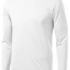 SPORT-TEK MEN'S TALL L/S POSICHARGE COMPETITOR TEE -Zhik Shop STKST350LS WHT
