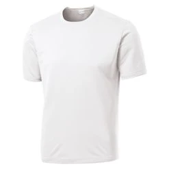 SPORT-TEK MEN'S COMPETITOR SHORT SLEEVE TEE (ST350) -Zhik Shop STKST350 WHT