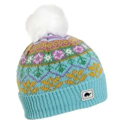 Turtle Fur Kid's Snow Queen Pom Hat (741355)